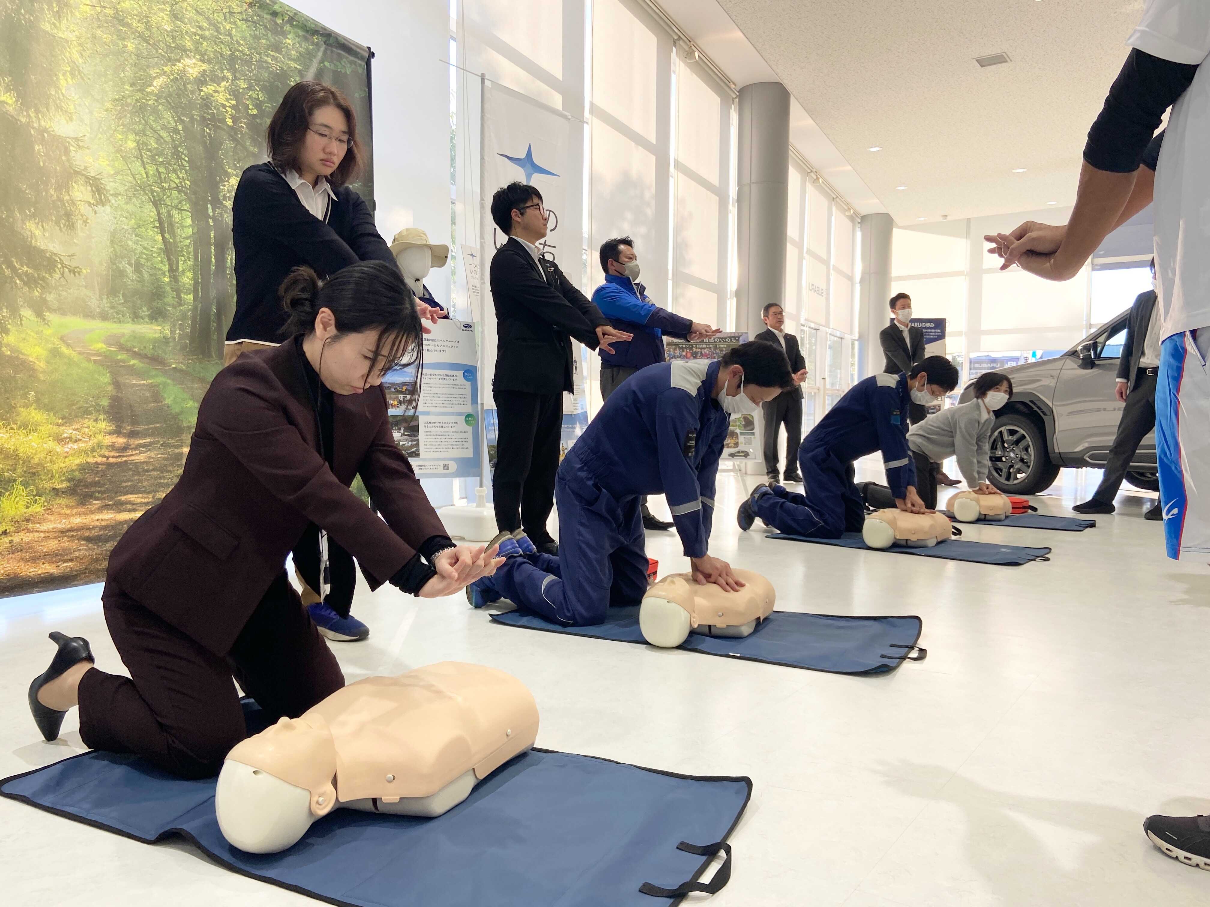 心肺蘇生の体験