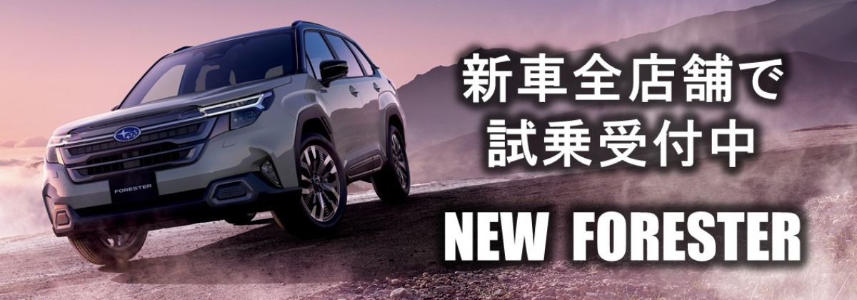 フォレスター試乗車
